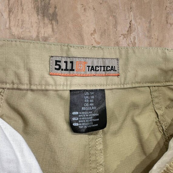 Vintage 5.11 Tactical Pants Light Tan Baggy Fit D… - image 5