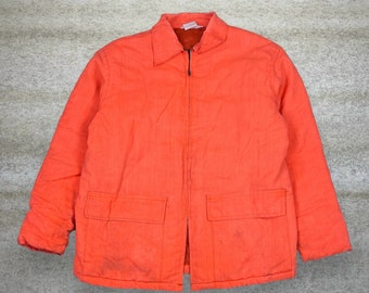 Vintage 1950s Mens Foremost Hunting Jacket 38 M Red Black