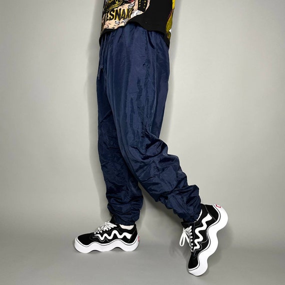 Stretchable Track Pants |Polyester| Airforce – Shivnaresh
