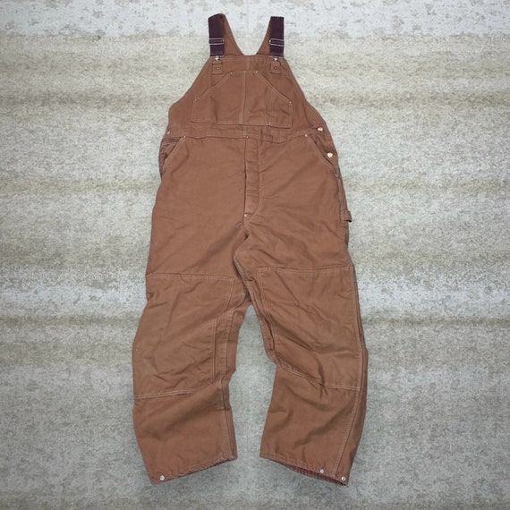 Vintage Carhartt Double Knee Bib Overalls Size 38 Thrashed
