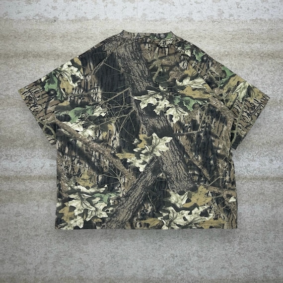 Vintage Mossy Oak Hunting Camo Shirt Mens 2XL Cotton Short Vintage Mossy Oak Hunting Camo Shirt Mens 2XL Cotton Short