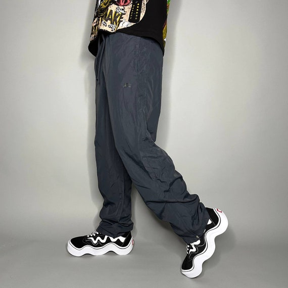 Nike Vintage Nike Joggers Dark Grey Polyester Sweatpants Y2K