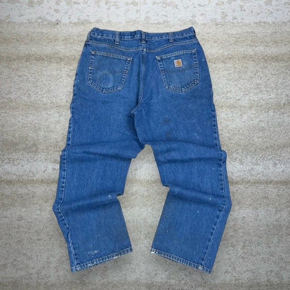 Vintage Carhartt Jeans Relaxed Fit Medium Wash Wo… - image 1