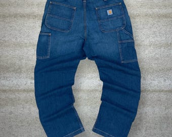 Vintage 90s Diesel Hardwear Carpenter Pants Authentic Distressed