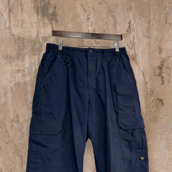 Vintage Propper Tactical Pants Navy Blue Baggy Do… - image 4