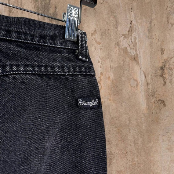 Vintage Wrangler Jeans Smoke Black Wash Work Wear… - image 5