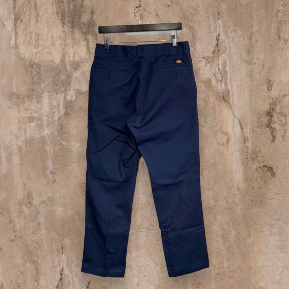 Vintage Navy Blue Dickies Khakis Pants Relaxed Fi… - image 2