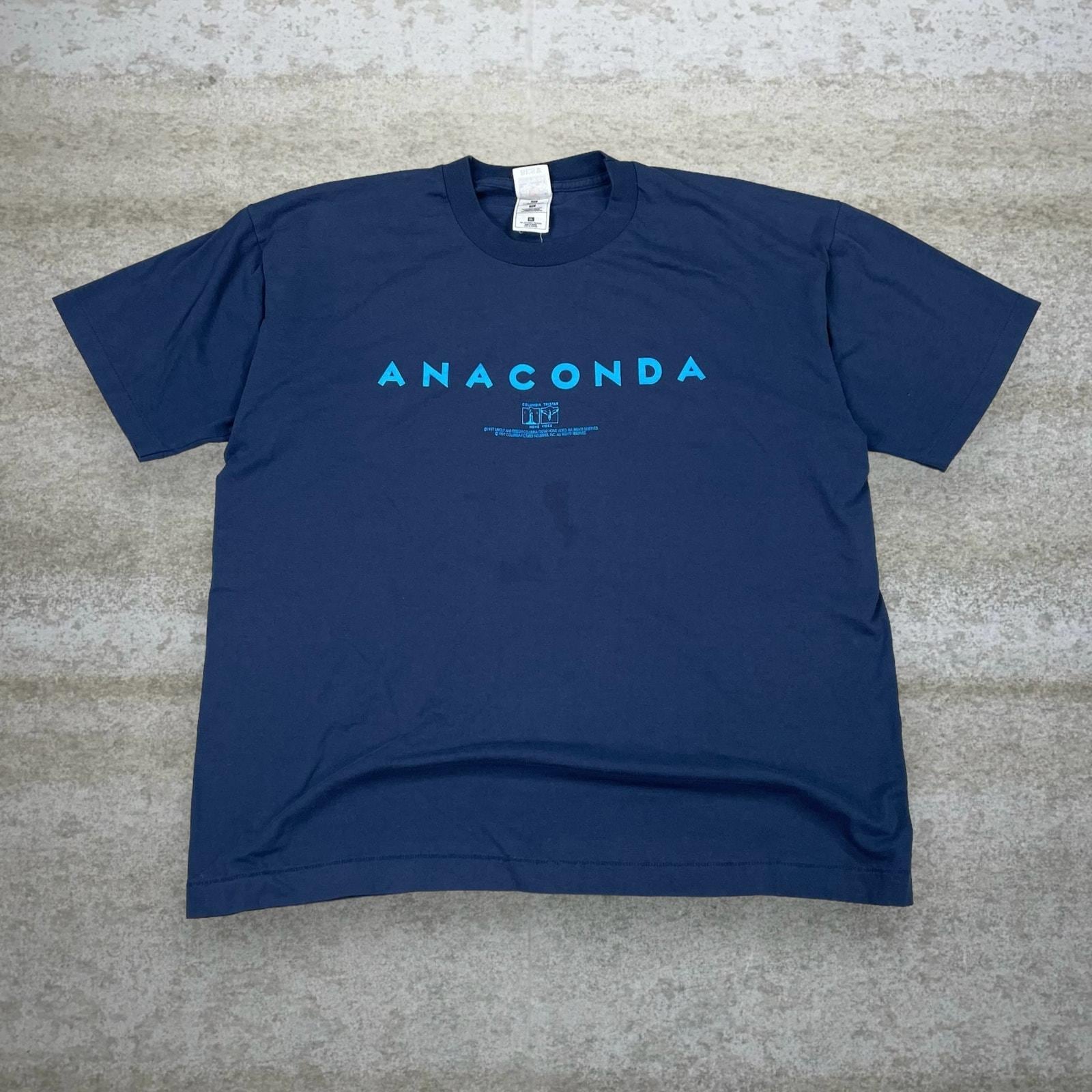 レア　90s映画アナコンダ　Tシャツ ANACONDA XL 白 レア 90s映画アナコンダ Tシャツ ANACONDA XL 白Ω