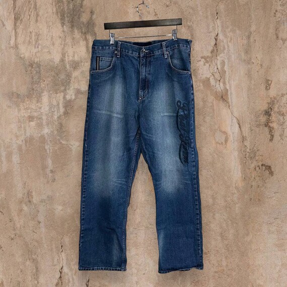Vintage Phat Farm Skate Jeans 36x32 Medium Wash D… - image 3