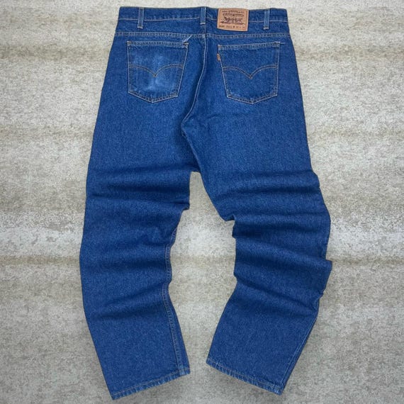Vintage 90s Orange Tab Levis 505 Jeans 36x36 Regular Straight Leg