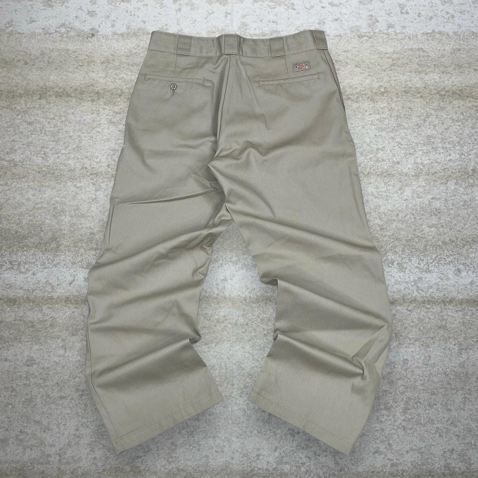 Vintage 90s Dickies Khakis Pants 874 34x29 Original Fit Oat Tan