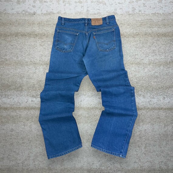 Vintage Orange Tab Levis Bootcut Jeans Mens 36x34… - image 1