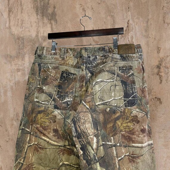 Vintage Cabelas Real Tree Hunting Camo Jeans Bagg… - image 1