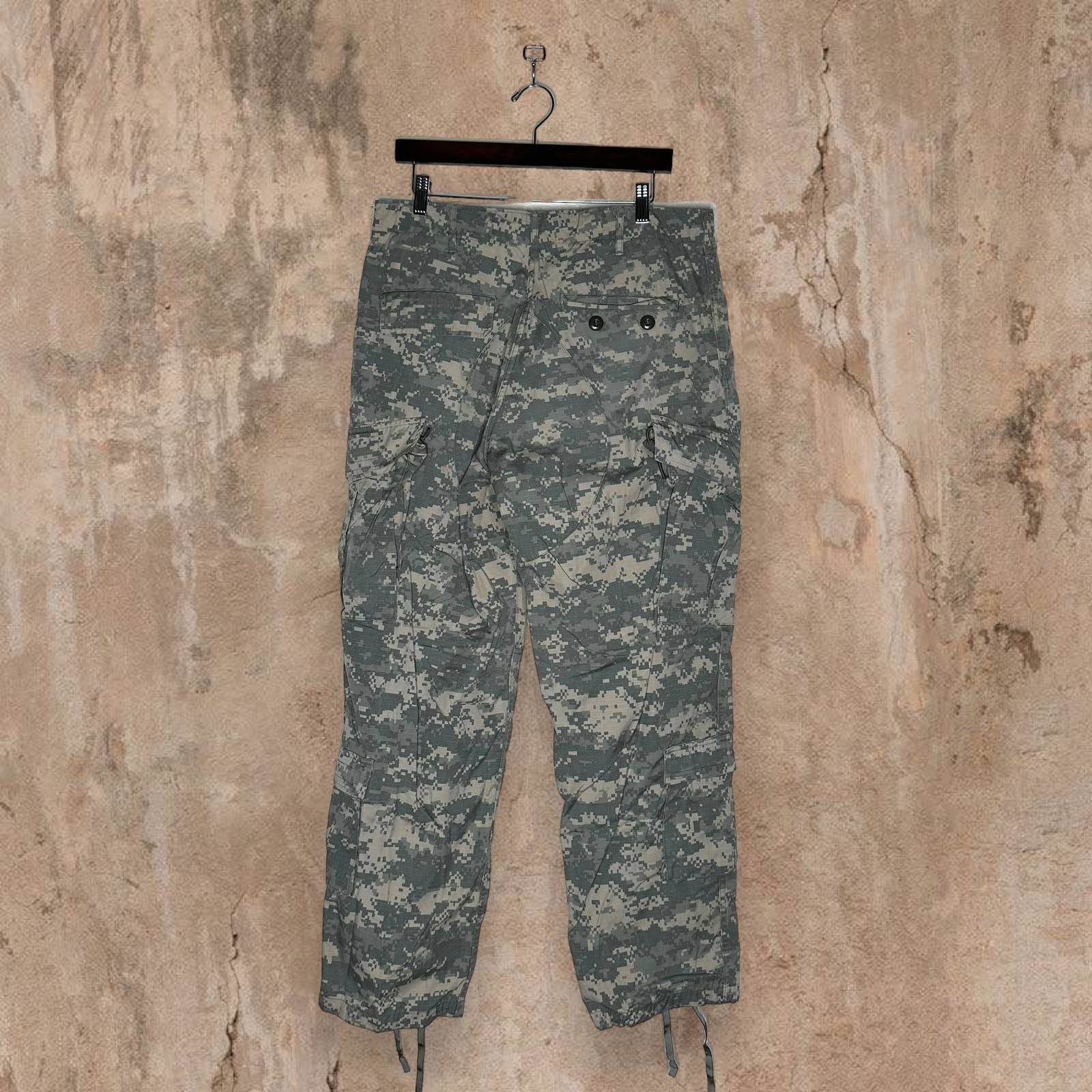 Pantalones militares de carga Digi de colección años 90 36x30 para hombre  al aire libre trabajo doble rodilla