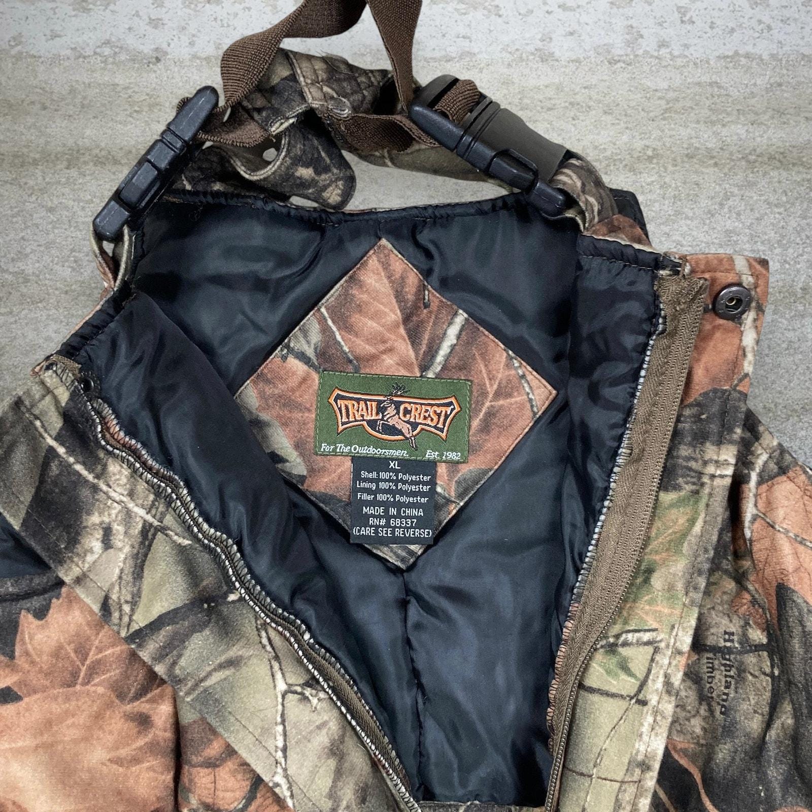 Overalls For Train Riding Vintage Trail Crest Hunting Camo Overalls Baggy Wide Leg Youth XL ...