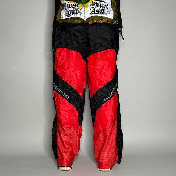 Vintage Mission Motocross Pants Mens L Crimson Re… - image 3