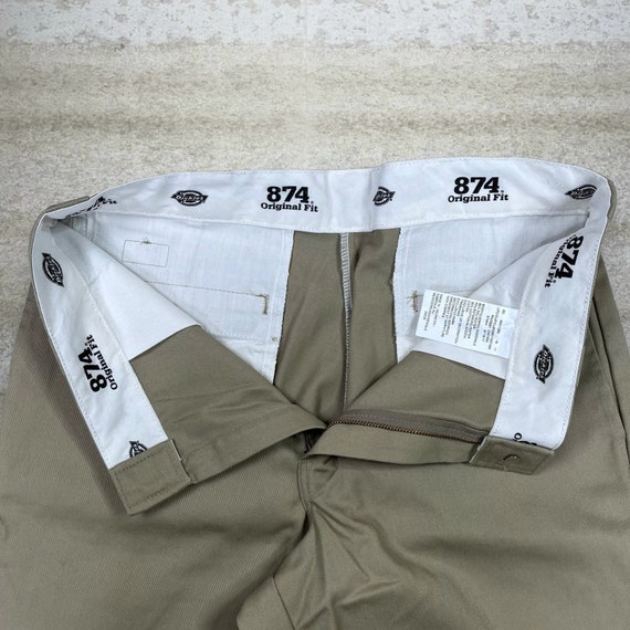 Vintage Oat Tan Dickies Khakis Pants 874 Original Fit Work
