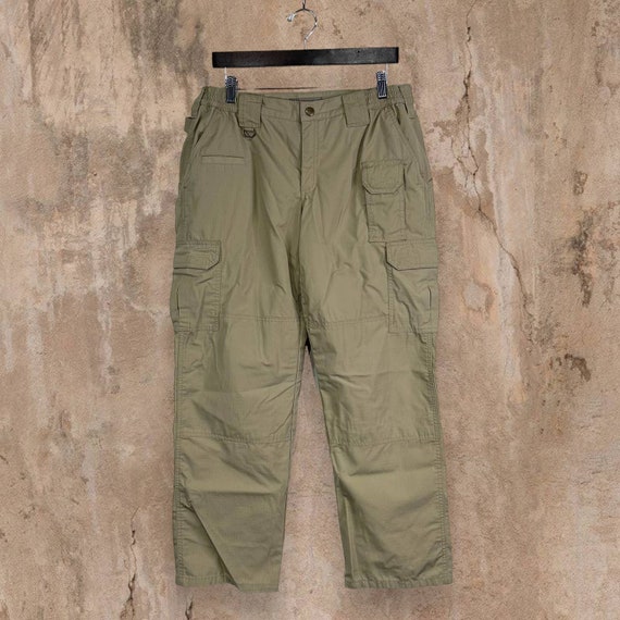 Vintage 5.11 Tactical Pants Light Tan Baggy Fit D… - image 3