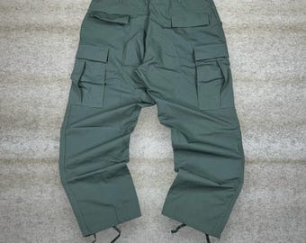 Vintage 90er Jahre Propper Military Grade taktische Hose 36x30 Baggy Green Doppelknie