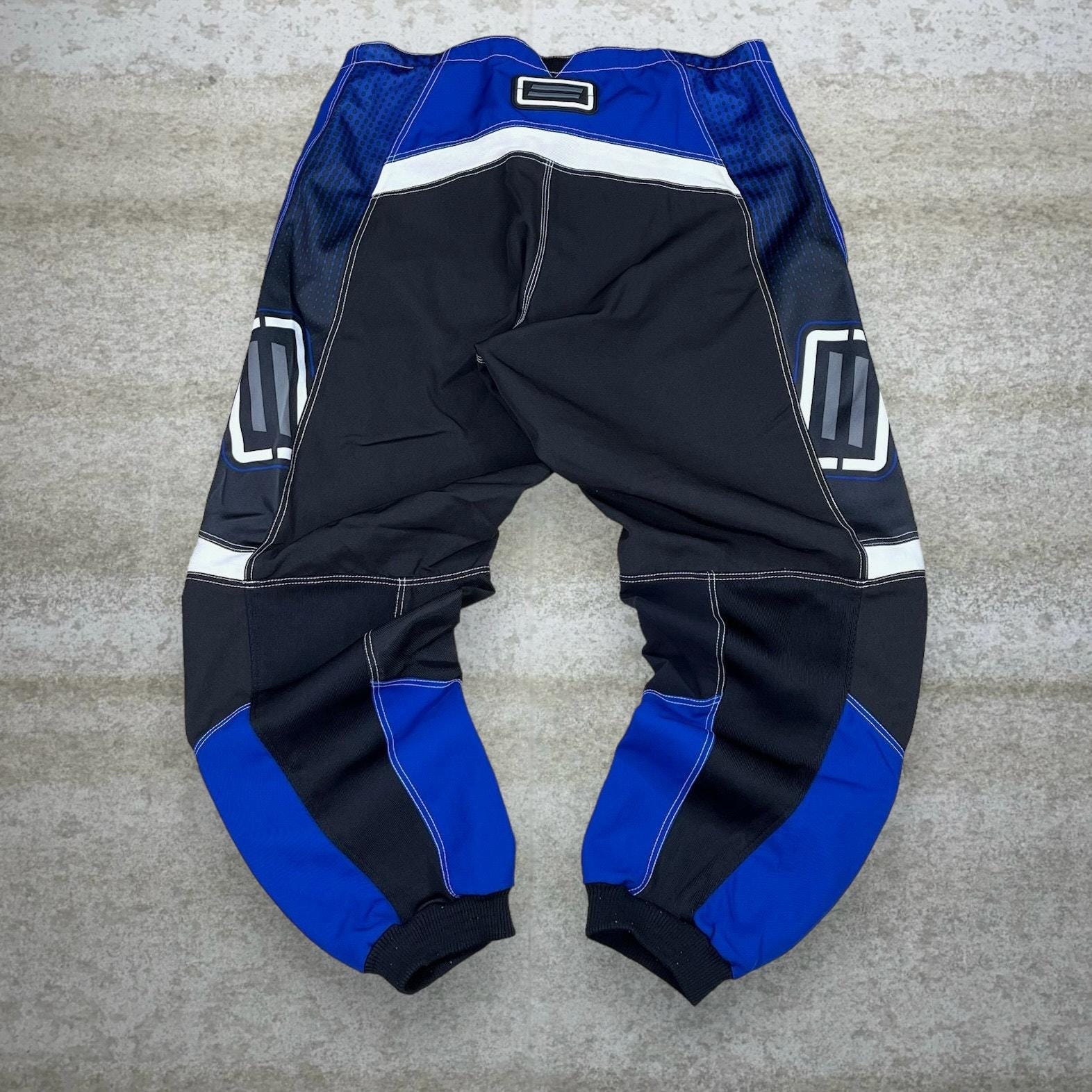 Vintage Shift Motocross Pants 38x30 Blue Grey White Black