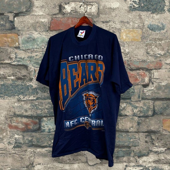 Vintage Chicago Bears NFC Central Shirt Navy Blue… - image 3