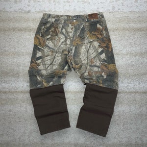 Vintage Real Tree Camo Double Knee Carpenter Jeans Columbia