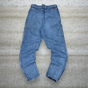 Vintage Jordache Jeans 18 30x30 Relaxed Tapered Fit Medium Wash Denim Made in USA 90s