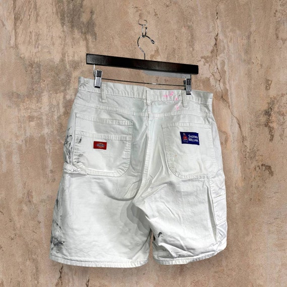 Vintage Dickies Carpenter Pants Snow White Canvas… - image 2