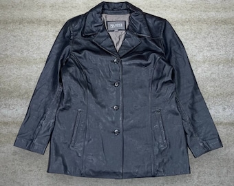 M. Julian by Wilsons Leather 1990s Black Leather Jacket M. Julian by Wilsons Leather 1990s Black Leather Jacket