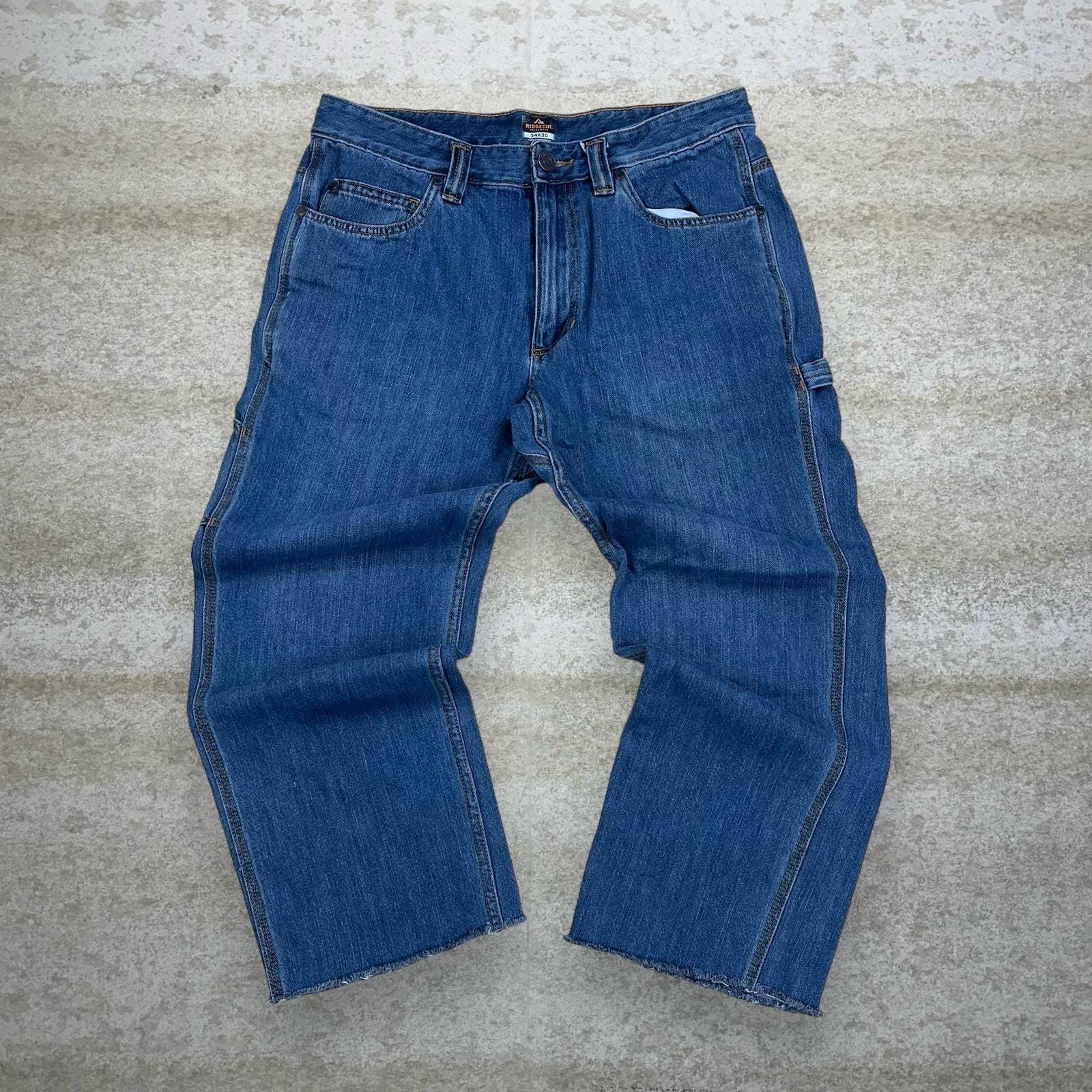 Vintage 90s Ridgecut Carpenter Jeans 34x26 Relaxed Fit Medium Wash
