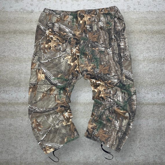 Pantalones tácticos de camuflaje de caza vintage Realtree, 44 x 30
