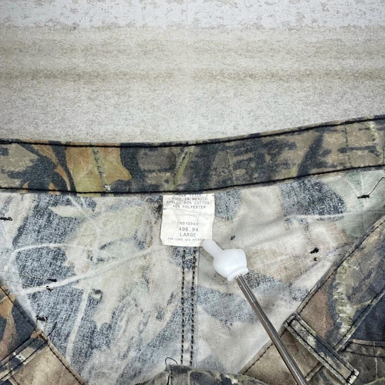 Vintage 90s Mossy Oak Tactical Pants 40x32 Baggy Wide Leg Hunting Camo Cargos image 4