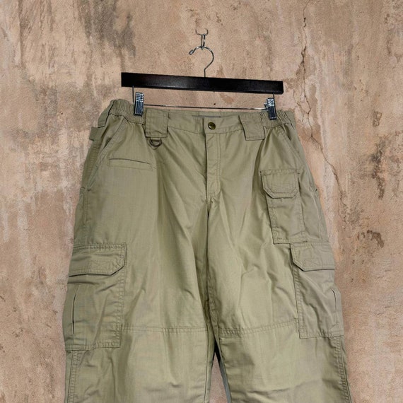 Vintage 5.11 Tactical Pants Light Tan Baggy Fit D… - image 4