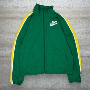 Vintage Y2K Nike Windbreaker Jacket Mens M Green Yellow White