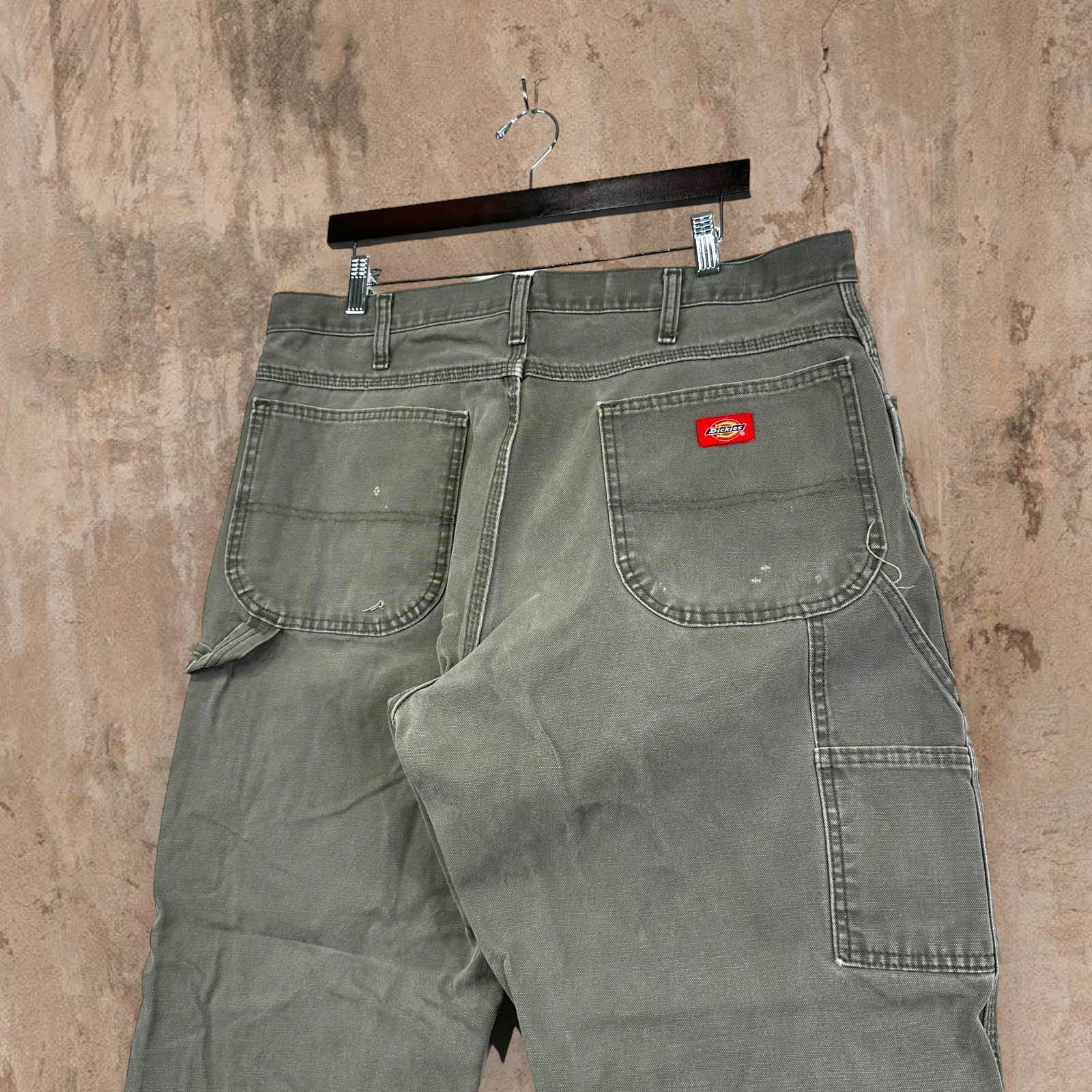 Green Cotton Pants 90s Y2k Vintage Orvis Sage Green Gray Elastic Waist  Loose Baggy Wide Leg Cropped Pants 