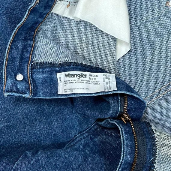 Vintage Y2K Wrangler Jeans 38x32 Bootcut Flared F… - image 4
