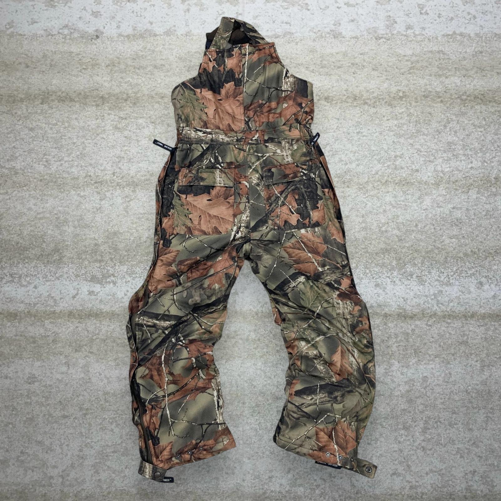 Overalls For Train Riding Vintage Trail Crest Hunting Camo Overalls Baggy Wide Leg Youth XL ...