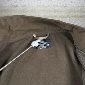 Chaqueta Mossy Oak vintage de los 90 para hombre, talla XL, estilo camuflaje de caza, con cremallera completa. imagen 5