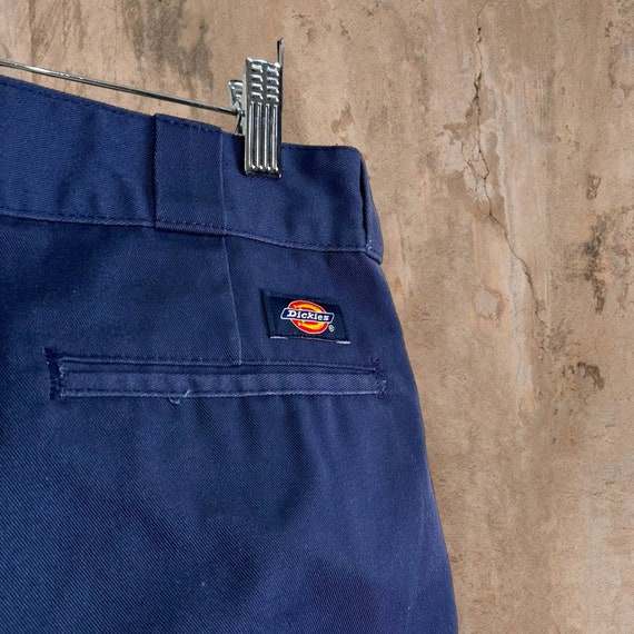 Vintage Navy Blue Dickies Khakis Pants Relaxed Fi… - image 5