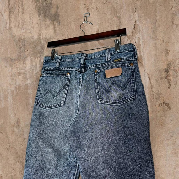 Vintage Wrangler Jeans Slate Blue Wash Straight F… - image 1