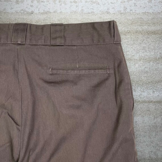 Vintage Mocha Brown Dickies Khakis Pants 36x34 Do… - image 3