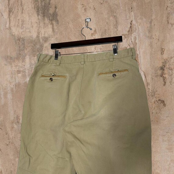 Vintage Orvis Casual Pants Tan Baggy Fit Flat Fro… - image 1