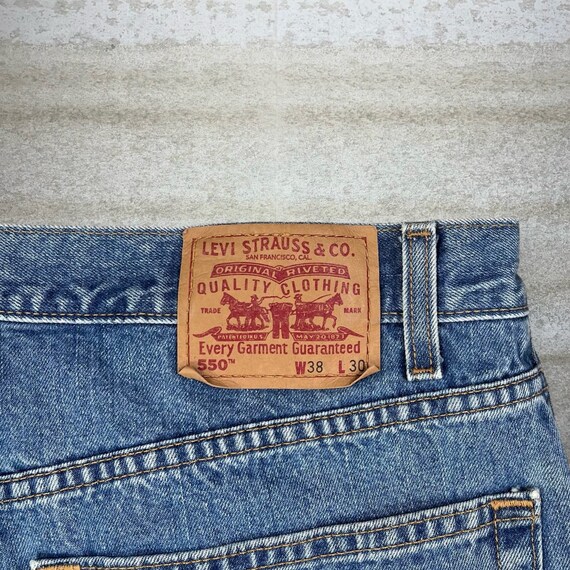 Vintage Levis 550 Relaxed Fit Jeans Medium Wash R… - image 4