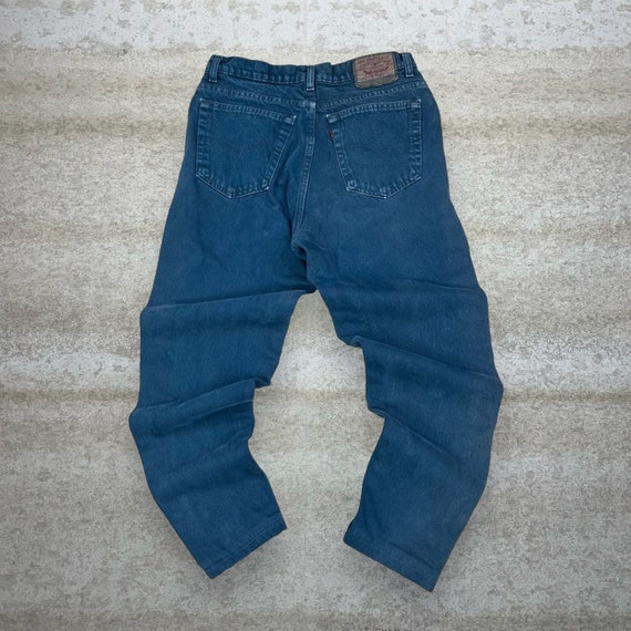 Vintage Forest Green Levis Jeans Straight Fit Tap… - image 1