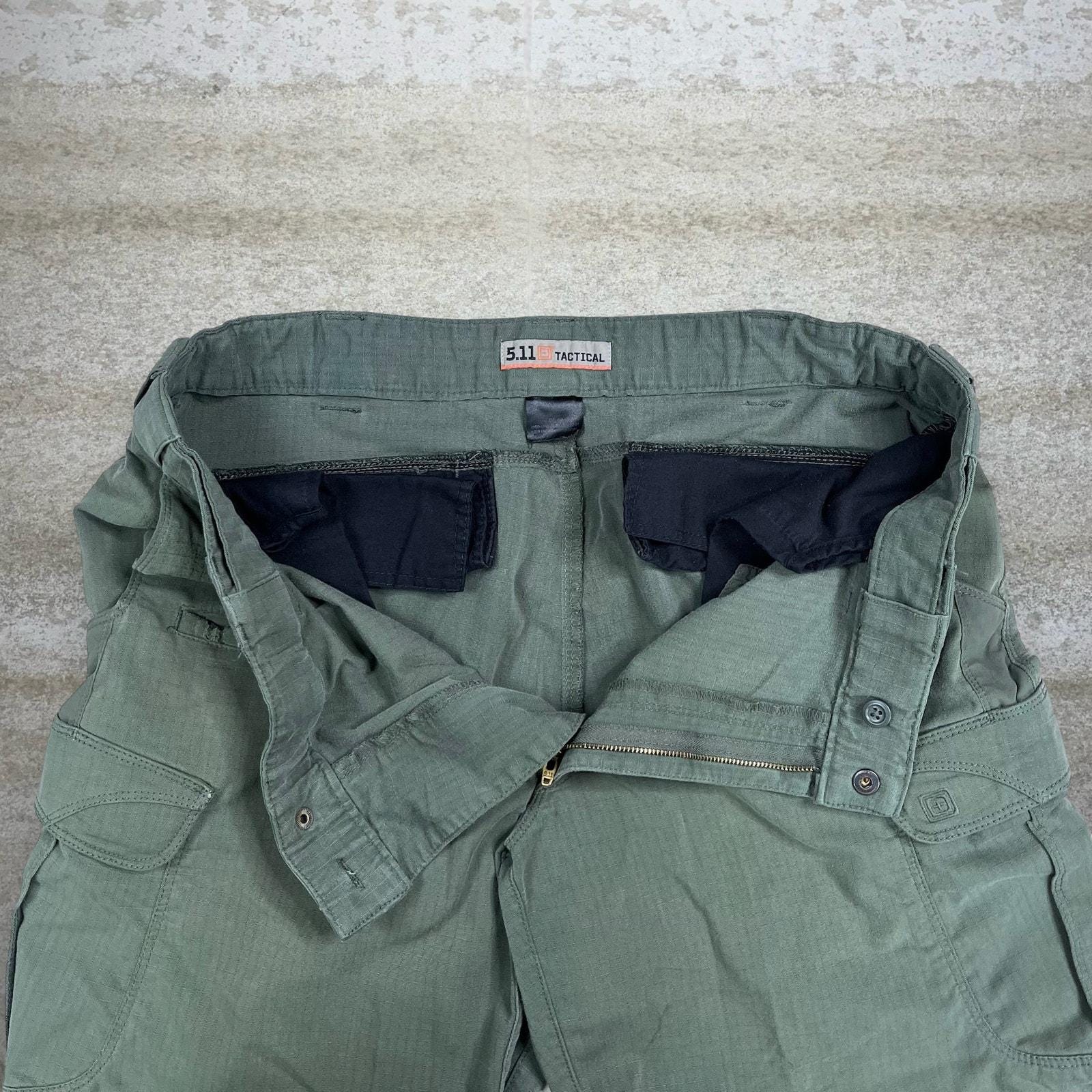 Vintage 90s 5.11 Tactical Pants 36x30 Baggy Olive Green Cargos