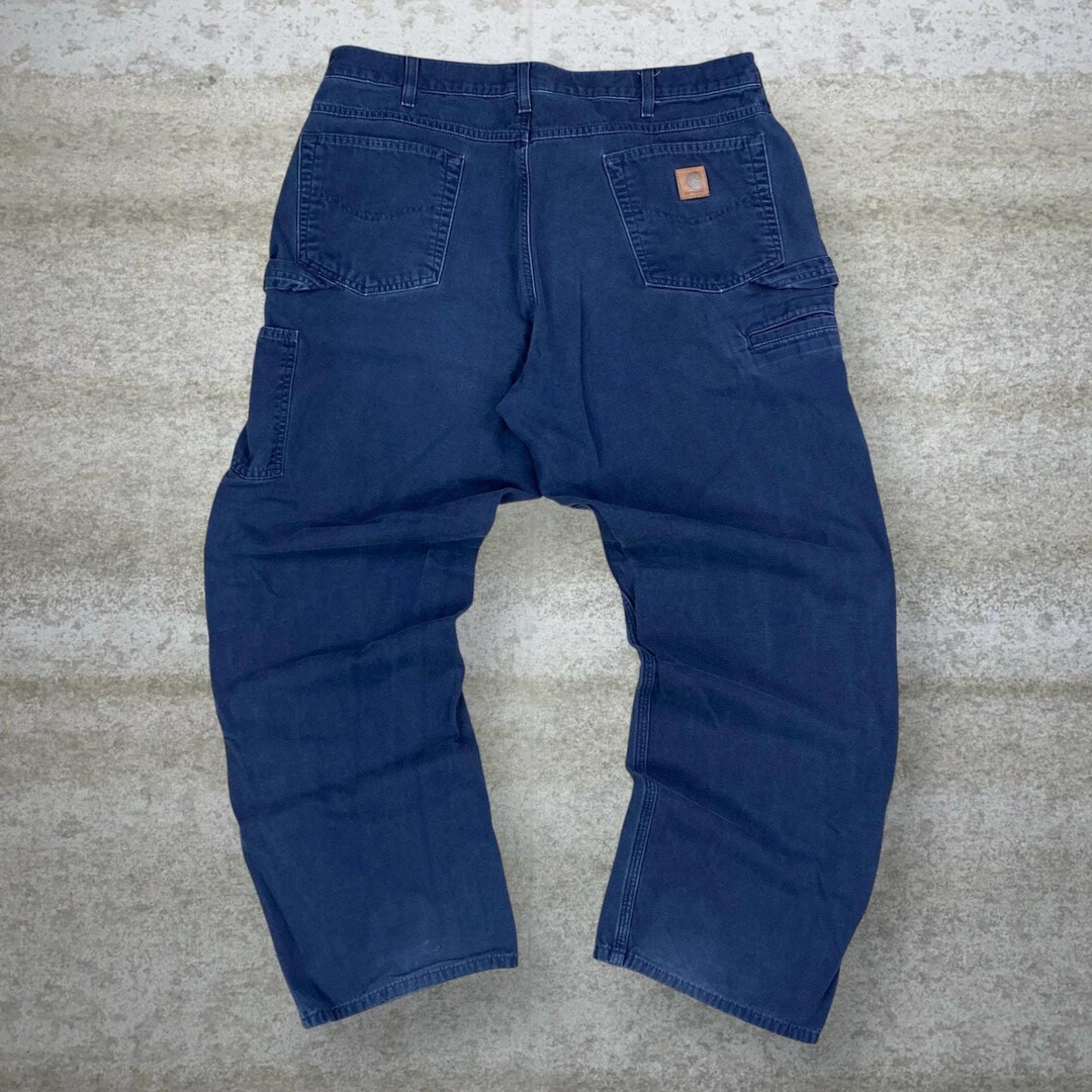 Carhartt painter pants 38×32 Carhartt Men's Relaxed Fit Dark Khaki Twill Carpenter Work Pants