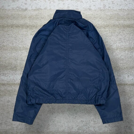 Vintage Y2K Nike Windbreaker Jacket Womens M Navy Blue Nylon Half