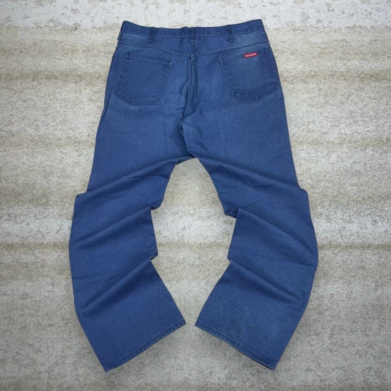 Vintage Navy Blue Dickies Jeans Relaxed Fit Red L… - image 1