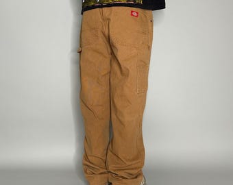 Brown Carhartt Pants Y2k Painter Straight Leg Workwear Work Pants