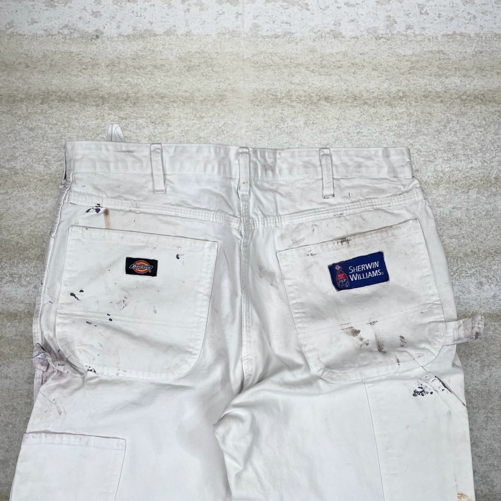 Vintage Snow White Dickies Carpenter Pants Baggy Fit Vintage Snow White Dickies Carpenter Pants Baggy Fit